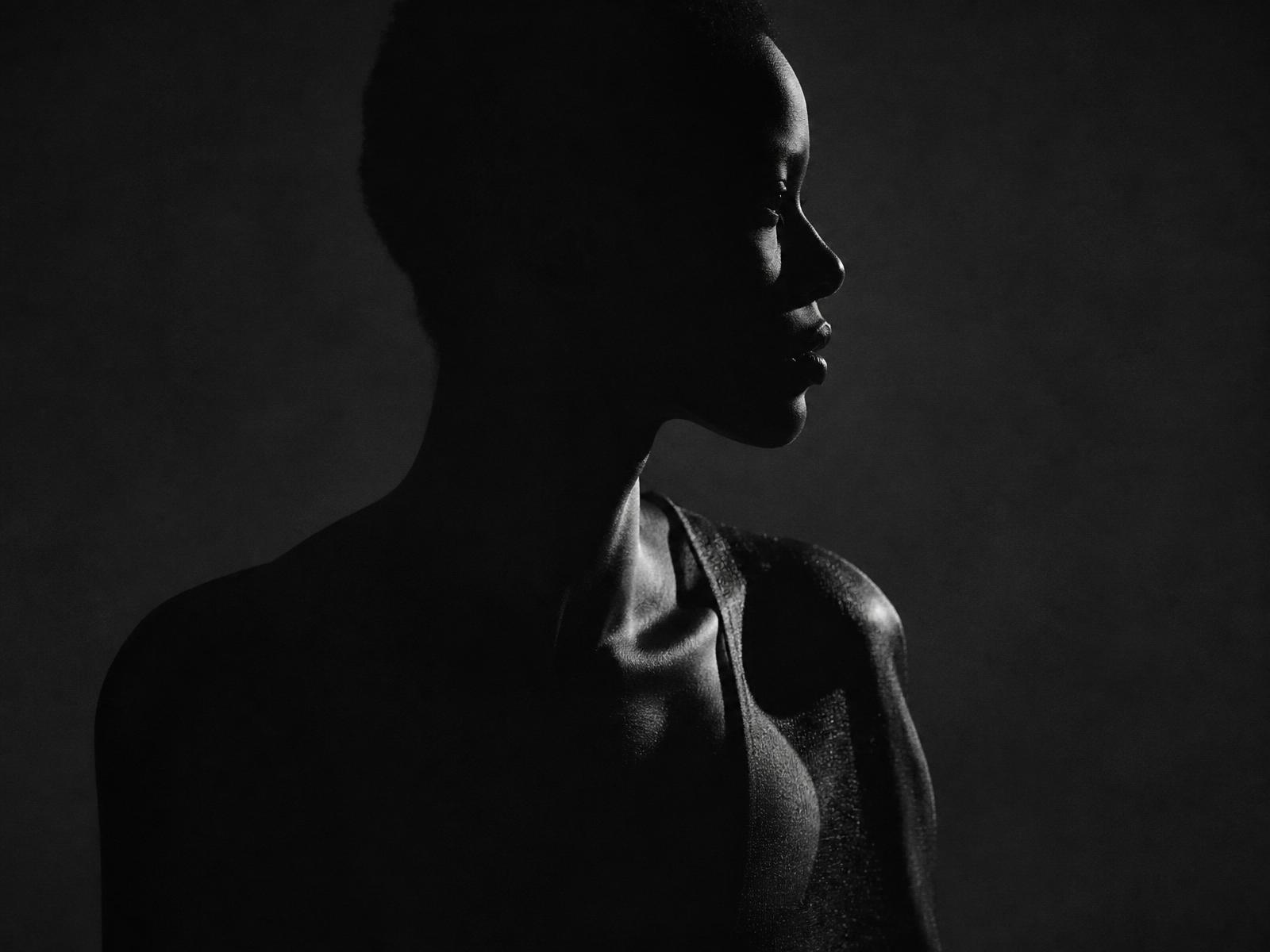 Studio portrait — single-light aesthetic